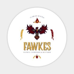 Fawkes the Phoenix Companion and Defender Wizardry Magnet